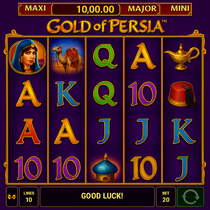 JackpotBet - Gold of Persia Slot Game - Merkur Classic